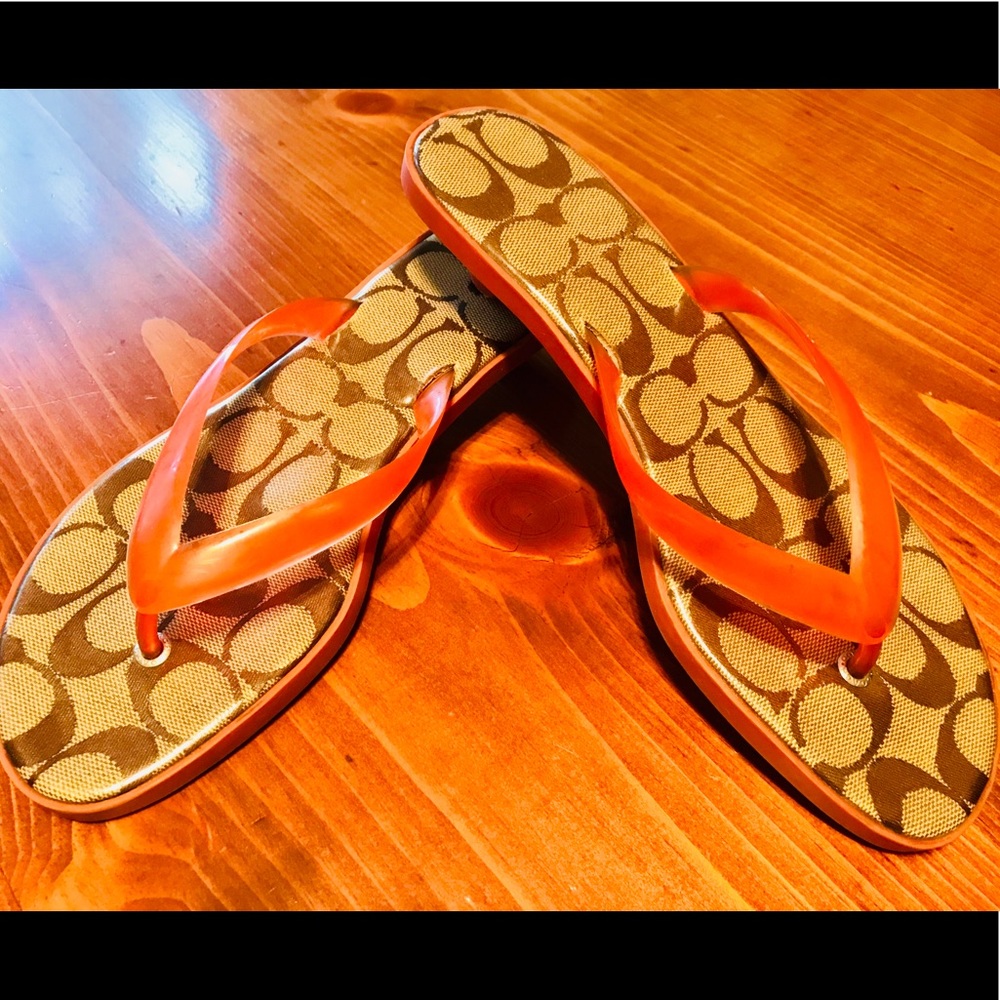 💜‼️ COACH FLIP FLOP SANDALS ‼️💜🔥 SALE🔥